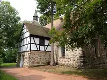 Kalkwitz, evangelische Kirche, erbaut im 15. Jahrhundert (08.06.2025)