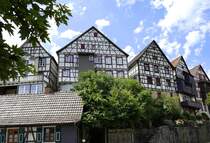 Schiltach, der Ort ist bekannt fr seine vielen schn restaurierten Fachwerkhuser, Juli 2025