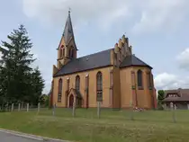 Missen, evangelische Kirche, erbaut 1887 im Stil der Neugotik (08.06.2025)