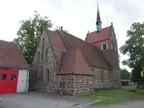 Eichholz, evangelische Kirche, erbaut im 13. Jahrhundert, erneuert 1906 mit neugotischem Turmaufbau (09.06.2025)