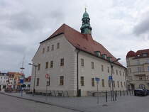 Finsterwalde, Rathaus am Markt, erbaut 1739 (09.06.2025)