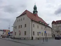 Finsterwalde, Rathaus am Markt, erbaut 1739 (09.06.2025)