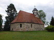 Grokrausnik, evangelische Kirche, erbaut um 1400 (09.06.2025)