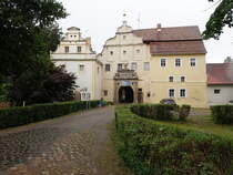 Sonnewalde, Schloss, erbaut von 1577 bis 1592 durch die Grafen zu Solms (09.06.2025)