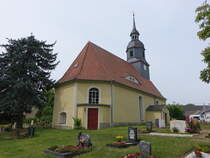 Grodittmannsdorf, evangelische Kirche, erbaut 1605 (10.06.2025)