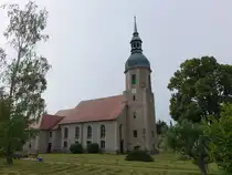 Klix, evangelische Kirche, erbaut 1893 durch den Architekten Theodor Quentin (10.06.2025)