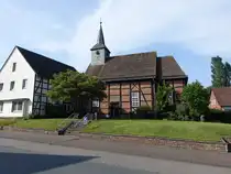 Belle, evangelische Fachwerkkapelle, erbaut 1741 (14.06.2025)