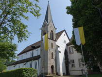 Klosterkirche St. Johannes des Kloster Brenkhausen, erbaut bis 1320, barockisiert von 1678 bis 1691 (14.06.2025)