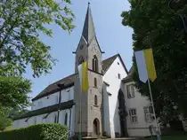 Klosterkirche St. Johannes des Kloster Brenkhausen, erbaut bis 1320, barockisiert von 1678 bis 1691 (14.06.2025)