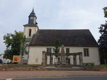 Aerzen, evangelische St. Marien Kirche, erbaut 1643 (15.06.2025)