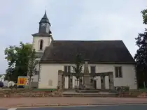 Aerzen, evangelische St. Marien Kirche, erbaut 1643 (15.06.2025)