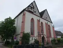 Blomberg, evangelische Klosterkirche zum Hl. Leichnam, sp�tgotische Hallenkirche, erbaut im 15. Jahrhundert (15.06.2025)