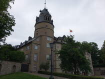 Detmold, frstliches Residenzschloss, erbaut ab 1263, Sd- und Westflgel 14. Jahrhundert (15.06.2025)