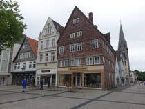 Detmold, Giebelhuser in der Schlerstrae (15.06.2025)