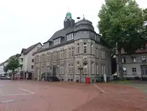 Lage, altes Rathaus am Marktplatz, erbaut 1863 (15.06.2025)