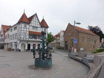 Lemgo, Kanzlerbrunnen am Ostertorplatz (15.06.2025)