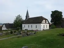L�ntorf, evangelische Kirche, erbaut 1618, erweitert 1812 (15.06.2025)