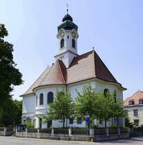 Donaueschingen, die evangelische Christuskirche, im neobarocken Stil erbaut 1912-13, Aug.2025