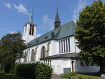 Schloss Holte-Stukenbrock, Pfarrkirche St. Ursula, neugotische Hallenkirche erbaut 1913 (16.06.2025)