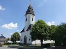 Eikeloh, Pfarrkirche St. Johannes, erbaut von 1924 bis 1925 (18.06.2025)