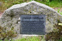 Furtwangen im Schwarzwald, Gedenkstein an der Donauquelle, Juli 2025