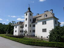 Meschede, Wasserschloss Laer, erbaut im 17. Jahrhundert durch die Familie von Westphalen (19.06.2025)