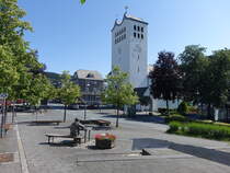 Bad Fredeburg, Pfarrkirche St. Georg, erbaut von 1923 bis 1933 (20.06.2025)