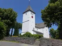 Berghausen, Pfarrkirche St. Cyriakus, erbaut von 1200 bis 1220 im romanischen Stil (20.06.2025)
