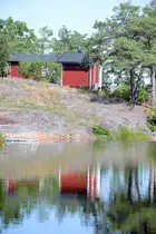 Ferienhaus am Gunnars� s�dlich von Oskarshamn (Sm�land/Schweden). Aufnahme: 19. August 2025.