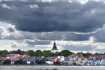 V�stervik vom Gr�ns�v�gen aus gesehen. Aufnahme: 20. August 2025.