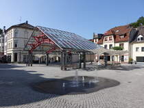 Plettenberg, Huser und Brunnen am Alten Markt (21.06.2025)
