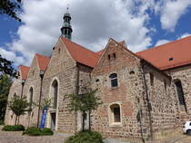 Bad Belzig, evangelische St. Marien Kirche, erbaut im 13. Jahrhundert (04.07.2025)