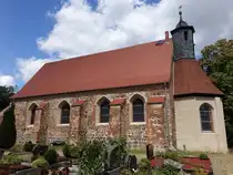 Bad Belzig, Pfarrkirche St. Briccius, Feldsteinbau aus dem 15. Jahrhundert (04.07.2025)