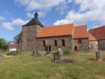 Bergholz, evangelische Kirche, erbaut im 13. Jahrhundert (04.07.2025)