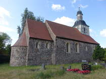 Borne, evangelische St. Pankratius Kirche, romanische Saalkirche, erbaut 1227 (04.07.2025)