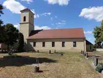 Cammer, evangelische Kirche, erbaut 1775, Apsis 19. Jahrhundert (04.07.2025)