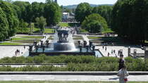 Im Frognerpark, dem berhmtesten Park von Oslo am 04.06.2023.