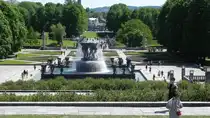 Im Frognerpark, dem ber�hmtesten Park von Oslo am 04.06.2023.