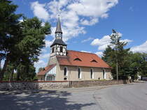Ragsen, evangelische Kirche, erbaut ab 1571, Wiederaufbau 1799, erweitert 1910 (04.07.2025)