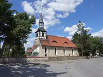 Rag�sen, evangelische Kirche, erbaut ab 1571, Wiederaufbau 1799, erweitert 1910 (04.07.2025)