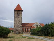 Bden, evangelische St. Mauritius Kirche, erbaut im 13. Jahrhundert (05.07.2025)
