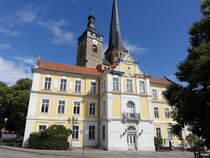 Burg, Rathaus, erbaut 1550, barocker Umbau 1702, um einen dritten Stock erhht 1893 (05.07.2025)