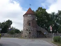 Burg, Hexenturm, erbaut im 11. Jahrhundert, 1985 saniert (05.07.2025)