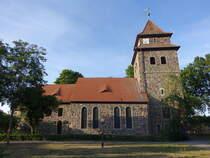 Kade, evangelische Kirche, erbaut 1656, Westturm erbaut 1913 (05.07.2025)