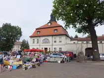 Loburg, Rathausgeb�ude am Marktplatz, erbaut 1747 (05.07.2025)