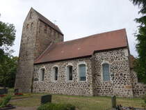 Zeddenick, evangelische St. Elisabeth Kirche, erbaut ab 1190 (05.07.2025)