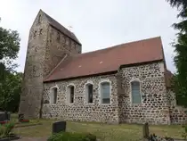 Zeddenick, evangelische St. Elisabeth Kirche, erbaut ab 1190 (05.07.2025)