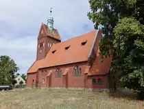 Derben, evangelische Kirche, erbaut 1912 im neugotischen Stil (06.07.2025)
