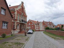 Garz, historische Huser in der alten Kirchstrae (06.07.2025)