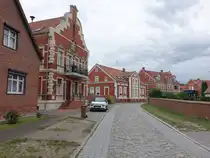 Garz, historische H�user in der alten Kirchstra�e (06.07.2025)